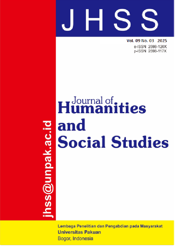 					View Vol. 9 No. 3 (2025): JHSS (Journal of Humanities and Social Studies)
				